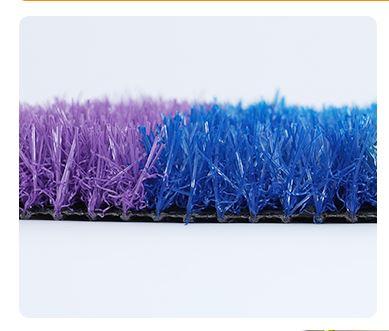 Soft Surface With Bright Colors Kindergarten And Kids Play Ground Runway Rainbow Artificial Grass